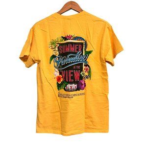 Valley View Yellow Casino 777 San Diego T-Shirt Size Medium Distressed Worn